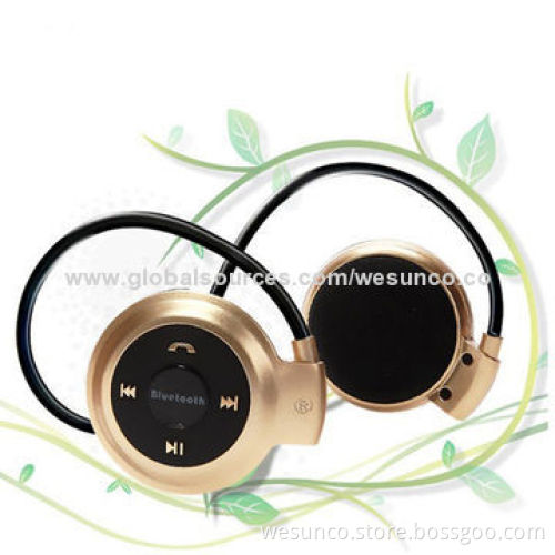 New & Comfortable Sports Bluetooth Stereo Headphone for Rock Music/Smartphones with Good NeckbandNew